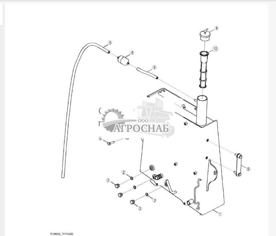 Гидравл. резервуар 